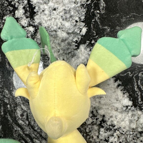 Pokemon Jazwares Leafeon Plush 12" Yellow Eevee Evolution Soft Stuffed Figure - Picture 12 of 16